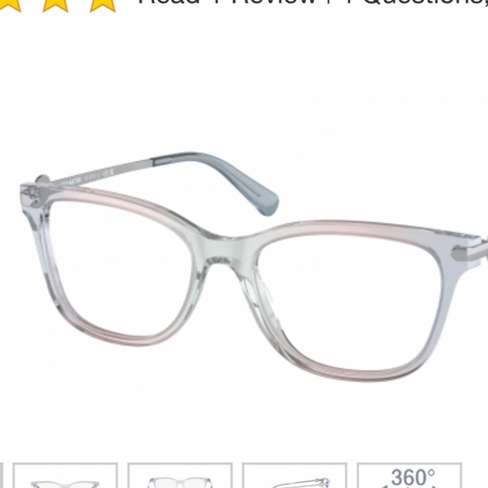 Coach Women’s HC6176.Eyeglasses. Frames. 53-17-140. RXable NWOT - Picture 1 of 9